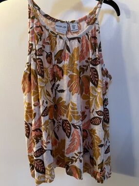 Rachel Zoe Floral Linen Tank